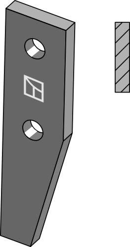 Bolt-on tine