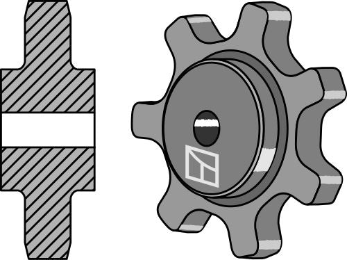 Chain sprocket Ø110