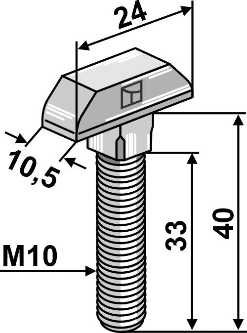 Chain-bolt - Galvanized