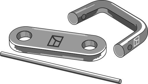 Shackle type connector Ø13