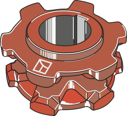 Chain sprocket  Ø120