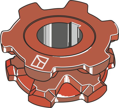 Chain sprocket Ø190