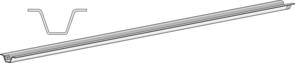 Safety rail for chain