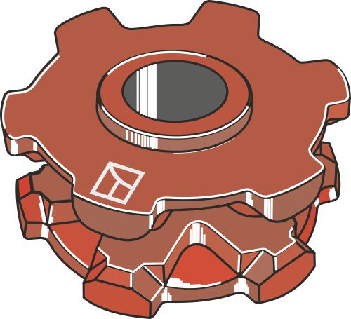 Chain sprocket Ø 115