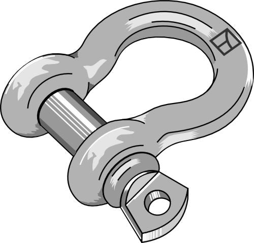 Shackles 14,3mm; galvanized