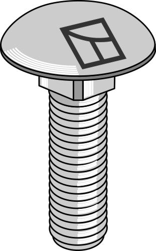 Saucer-head screw M10x1,5x30 without nut
