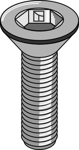 Hexagon socket screw M10x1,5x25