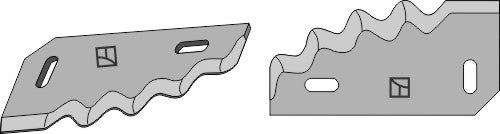 Fodder mixer knives, left
