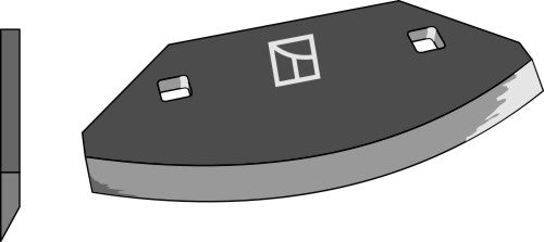 Fodder mixer knives