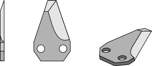 Fodder mixer knives, right