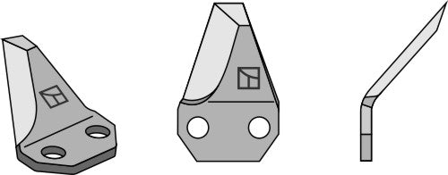 Fodder mixer knives, left