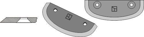 Fodder mixer knives