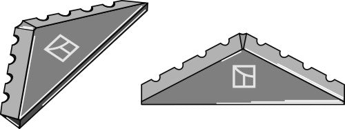 Counter-blade to weld on