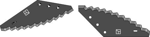 Fodder mixer knives, left