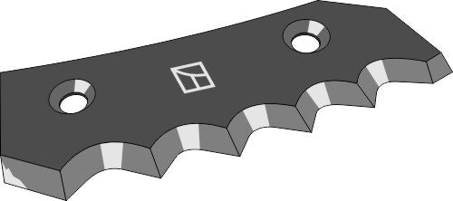 Fodder mixer knives