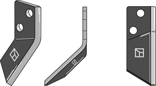 Fodder mixer knives, left