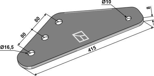 Support plate