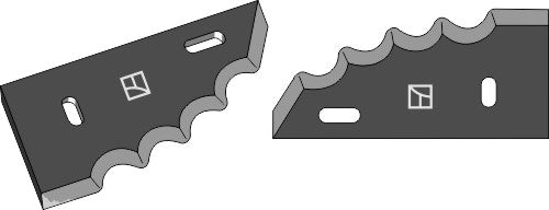 Fodder mixer knives, left