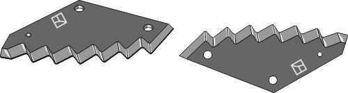 Food mixer knives - hard metal faced