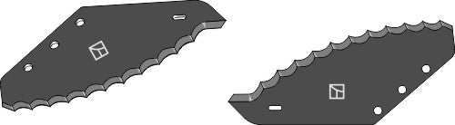 Food mixer knives - hard metal faced