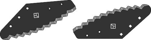 Food mixer knives