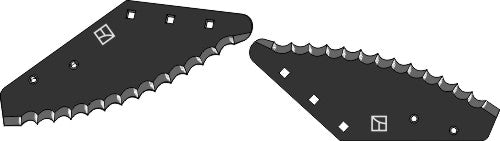Food mixer knives - hard metal faced