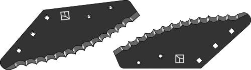 Food mixer knives - hard metal faced