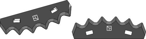 Food mixer knives