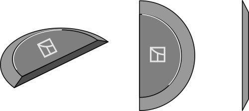 Food mixer knives to weld on