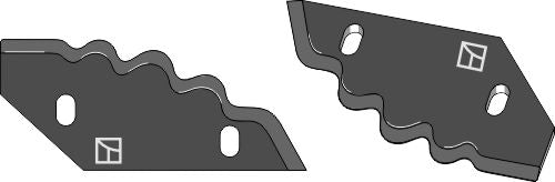 Fodder mixer knives, right