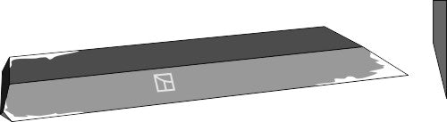 Lateral knife 443mm - left model