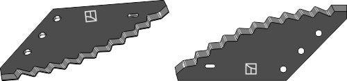 Food mixer knives - hard metal faced