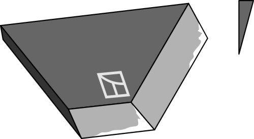 Right-side corner knife