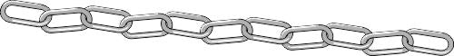 Safety-chain, galvanized