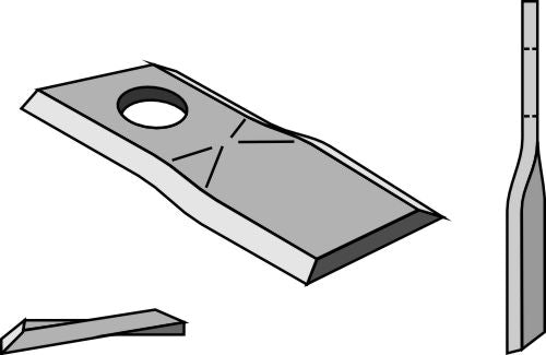 Rotary mower blade 96x40mm