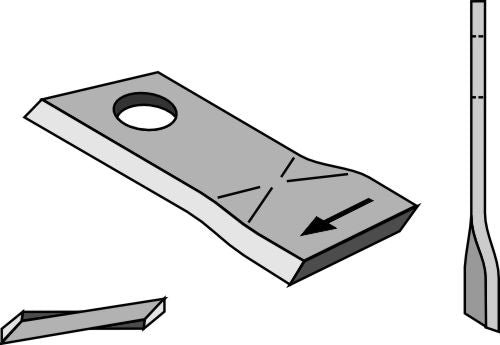 Rotary mower blade 106x48mm
