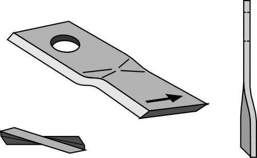 Rotary mower blades 105x48mm