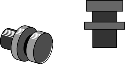 Holding pin