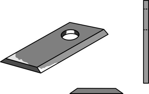 Rotary mower blade 89x42mm