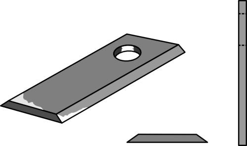 Rotary mower blade 108x48mm