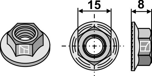 Nut - M10x1,5