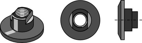 Nut M10x1,5