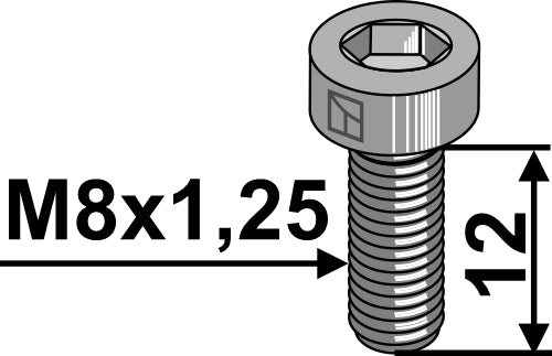 Hexagon socket bolt M8 - 8.8