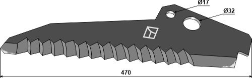 Silage knive 470mm