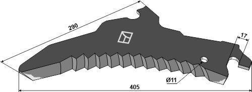 Silage knive 405mm