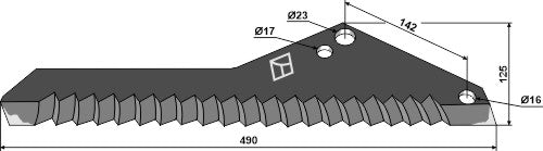 Silage knive 490mm