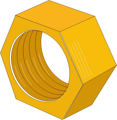 Self-locking nut 5/16'' UNC