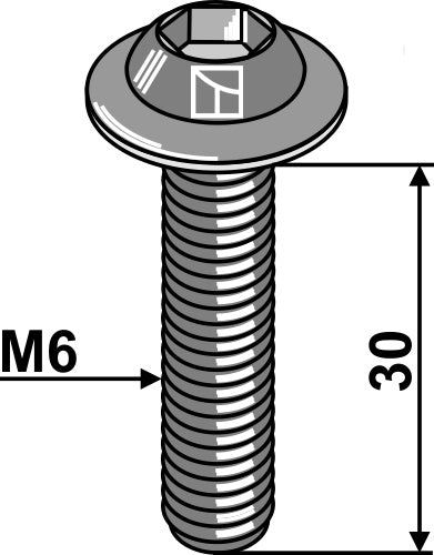 Fastening screw - 10.9