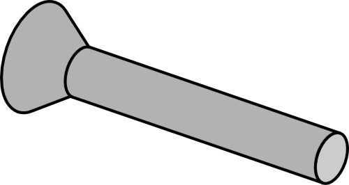 Countersunk rivet Ø5x35