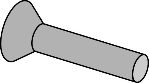 Countersunk rivet Ø6x30
